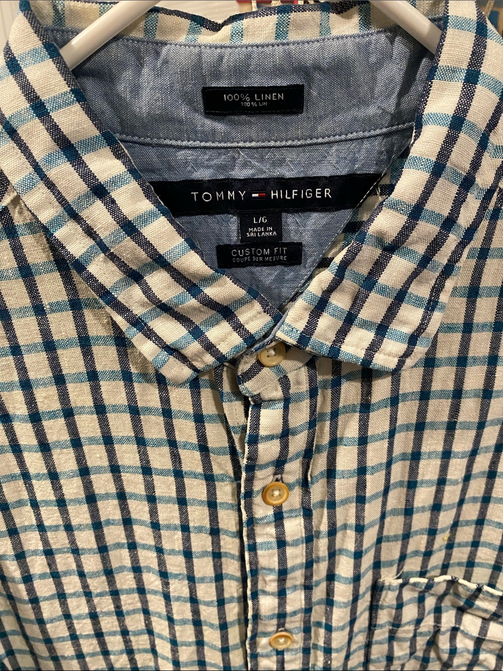 Tommy Hilfiger Linen Button Down